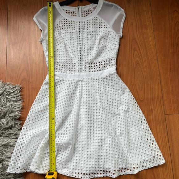 Sam Edelman Women's Embroidered Short white dress size 6 - Picture 8 of 14